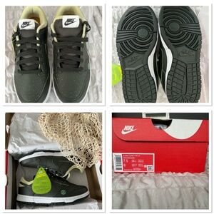 Never worn Nike Dunk Low Avocado shoes. Women’s size 7.5. Very rare!!!!